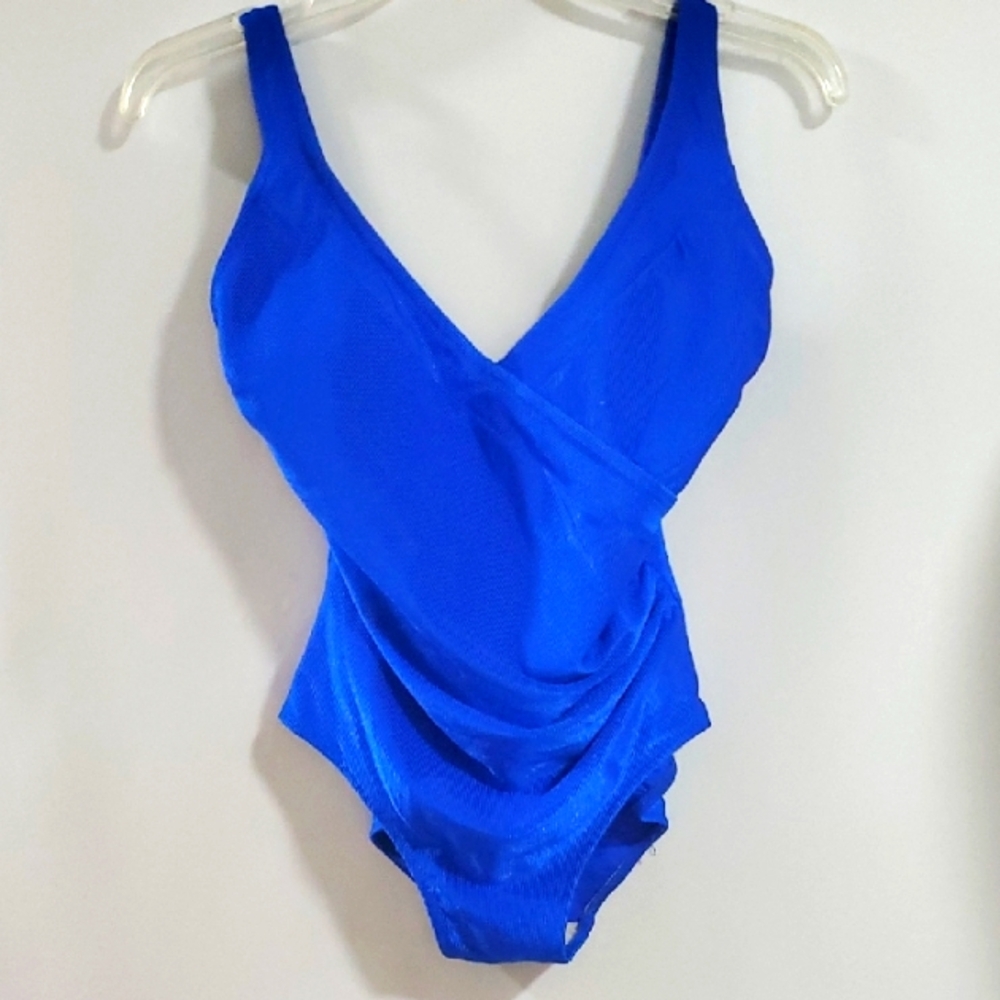 Gottex Vibrant Blue Womens Swimsuit Size 10